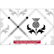 Пример трафарета Чертополох 3