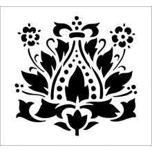 Пример трафарета Мотив Дамаст 3