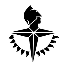 Пример трафарета Праздничный мотив