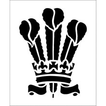 Пример трафарета Мотив черный принц