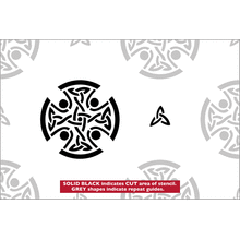 Пример трафарета Обои Линдисфарн