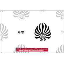 Пример трафарета Антемийные обои