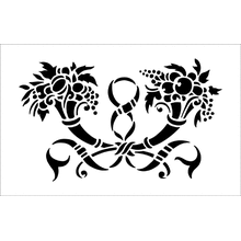 Пример трафарета Мотив Рог изобилия