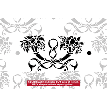 Пример трафарета Обои Рог изобилия