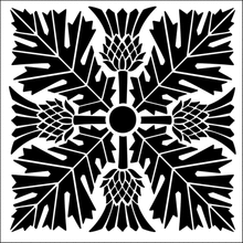 Пример трафарета Плитка 34