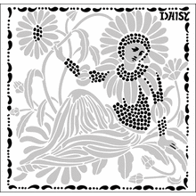 Пример трафарета Плитка 9