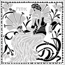 Пример трафарета Плитка 30