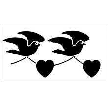 Пример трафарета Бордюр 124