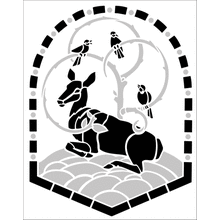 Пример трафарета Мотив 77