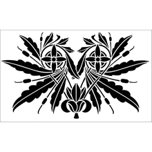 Пример трафарета Мотив 102