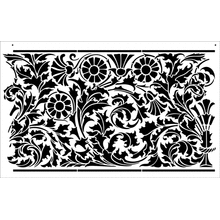 Пример трафарета Бордюр 196