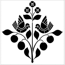 Пример трафарета Мотив 107