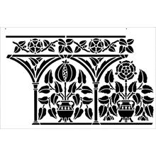 Пример трафарета Бордюр 230