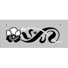 Пример трафарета Бордюр 108