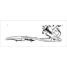 Пример трафарета Бордюр 132