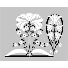 Пример трафарета Бордюр 145