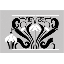 Пример трафарета Бордюр 147