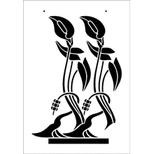 Пример трафарета Бордюр 148