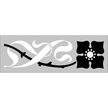 Пример трафарета Бордюр 153