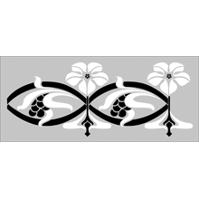 Пример трафарета Бордюр 163