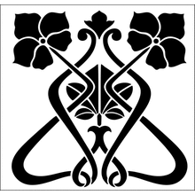 Пример трафарета Плитка 35