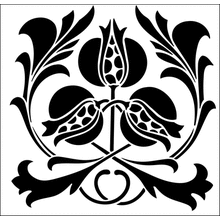 Пример трафарета Плитка 41