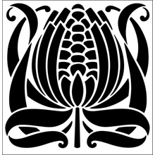 Пример трафарета Плитка 43