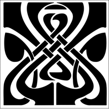 Пример трафарета Плитка 46