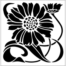 Пример трафарета Плитка 47