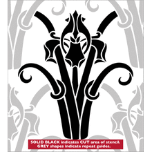 Пример трафарета Обои 54