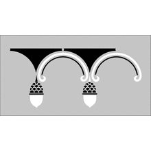 Пример трафарета Бордюр 272