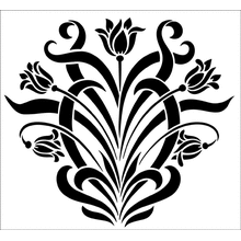 Пример трафарета Мотив 140