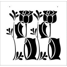 Пример трафарета Бордюр 16