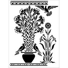 Пример трафарета Бордюр 301