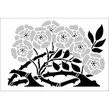 Пример трафарета Бордюр 304