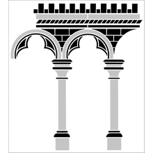 Пример трафарета Бордюр 309