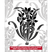 Пример трафарета Обои 4