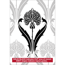 Пример трафарета Обои 6