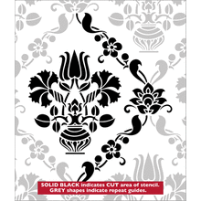 Пример трафарета Обои 8