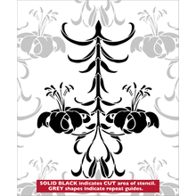 Пример трафарета Обои 10