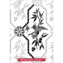 Пример трафарета Обои 23