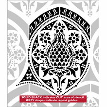 Пример трафарета Обои 27