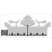 Пример трафарета Бордюр 67