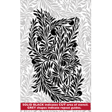 Пример трафарета Обои 37