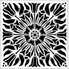 Пример трафарета Плитка 25