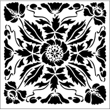 Пример трафарета Плитка 27