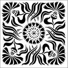 Пример трафарета Плитка 29