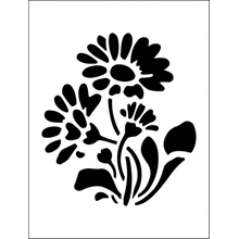 Пример трафарета Маргаритки 3