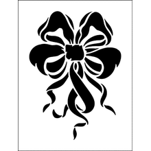 Пример трафарета Бант 2