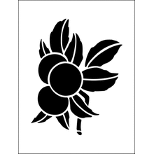 Пример трафарета Яблоки 2